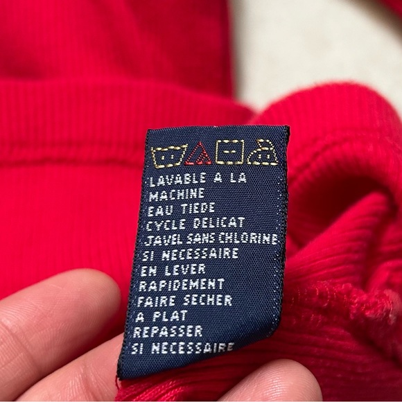 Tommy Hilfiger Red Long Sleeve Polo Shirt - Picture 6 of 8